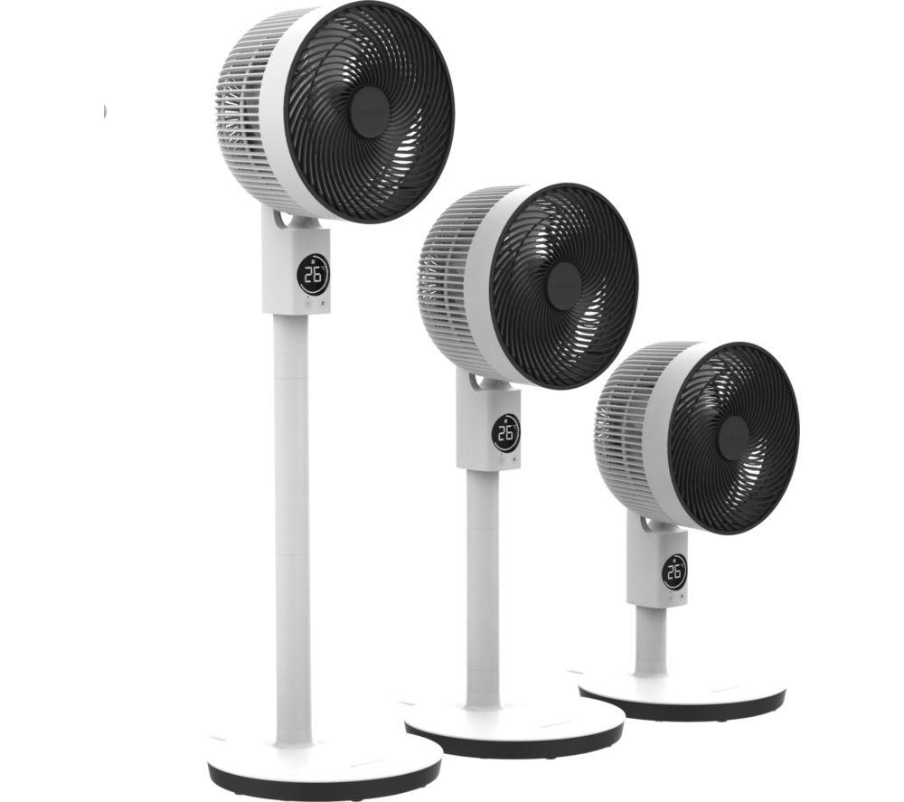 MEACO Sefte 10” Pedestal Air Circulator Fan - White
