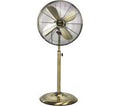 STATUS S16ASTANDFAN1PKB 16" Antique Brass Pedestal Fan - Brass