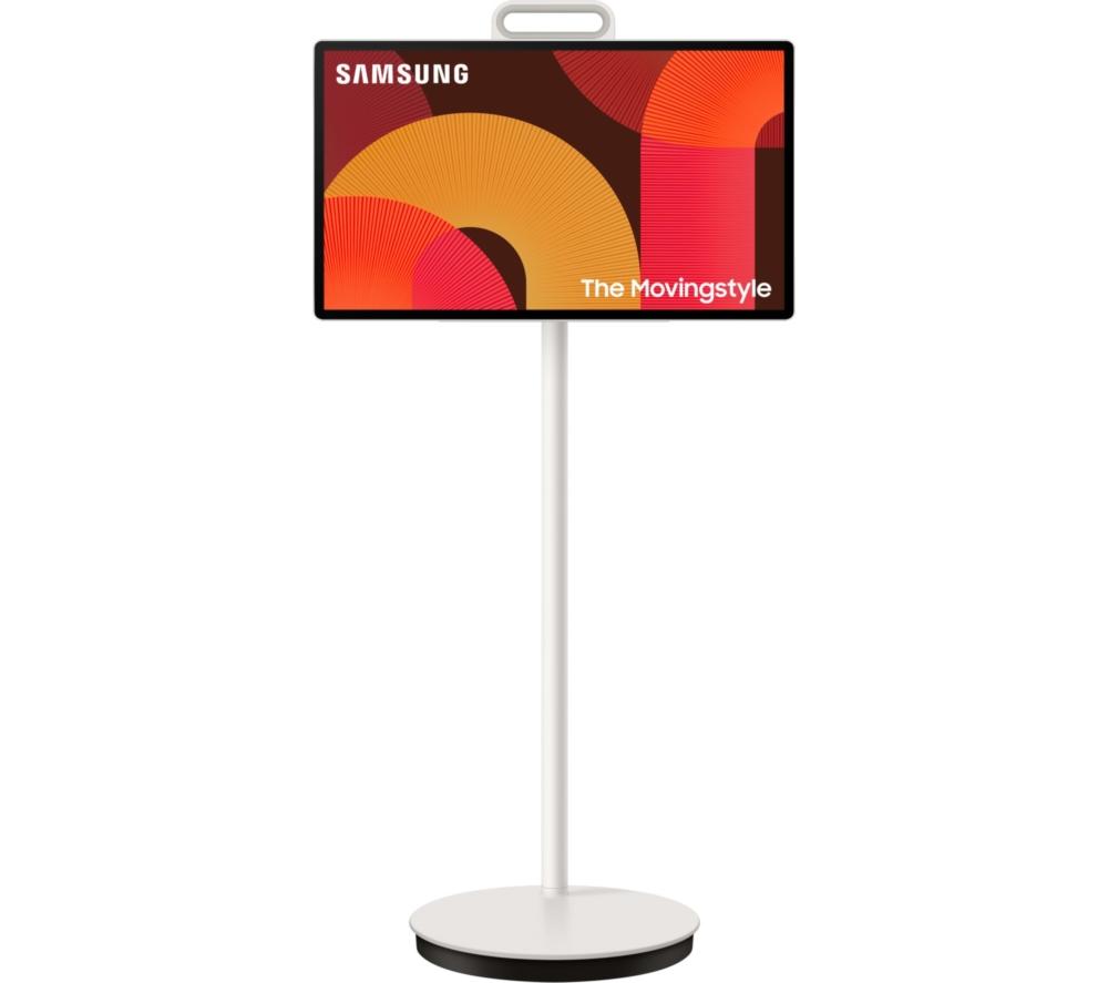 SAMSUNG The Movingstyle UE27LSM7FAXXXU 27" Smart Quad HD HDR LED TV - White