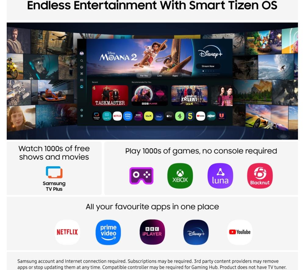 SAMSUNG The Movingstyle UE27LSM7FAXXXU Smart TV LED HDR Quad HD de 27" - Blanco