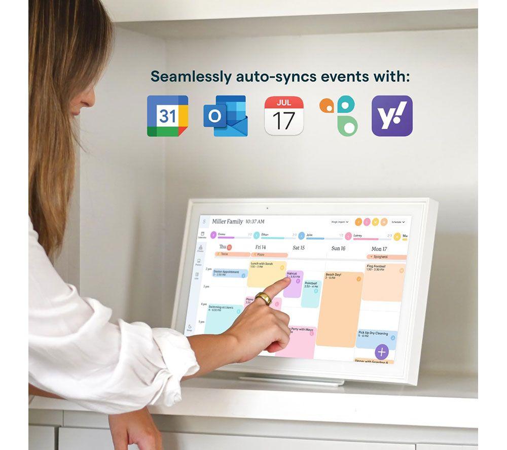 SKYLIGHT 15" Smart Digital Calendar - White