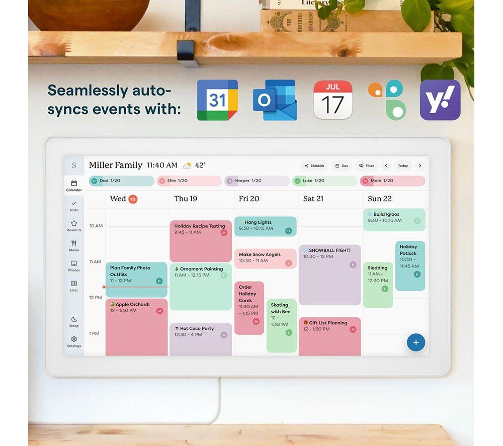 SKYLIGHT Max 27" Smart Digital Calendar - White