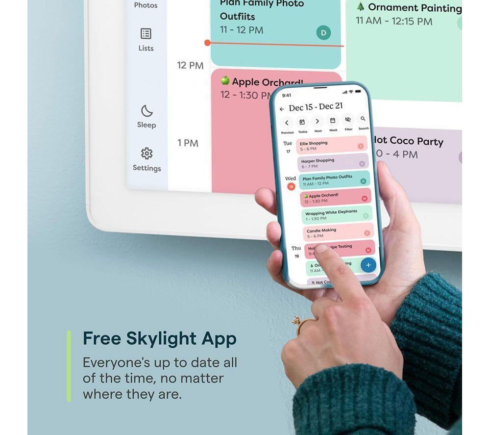 SKYLIGHT Max 27" Smart Digital Calendar - White