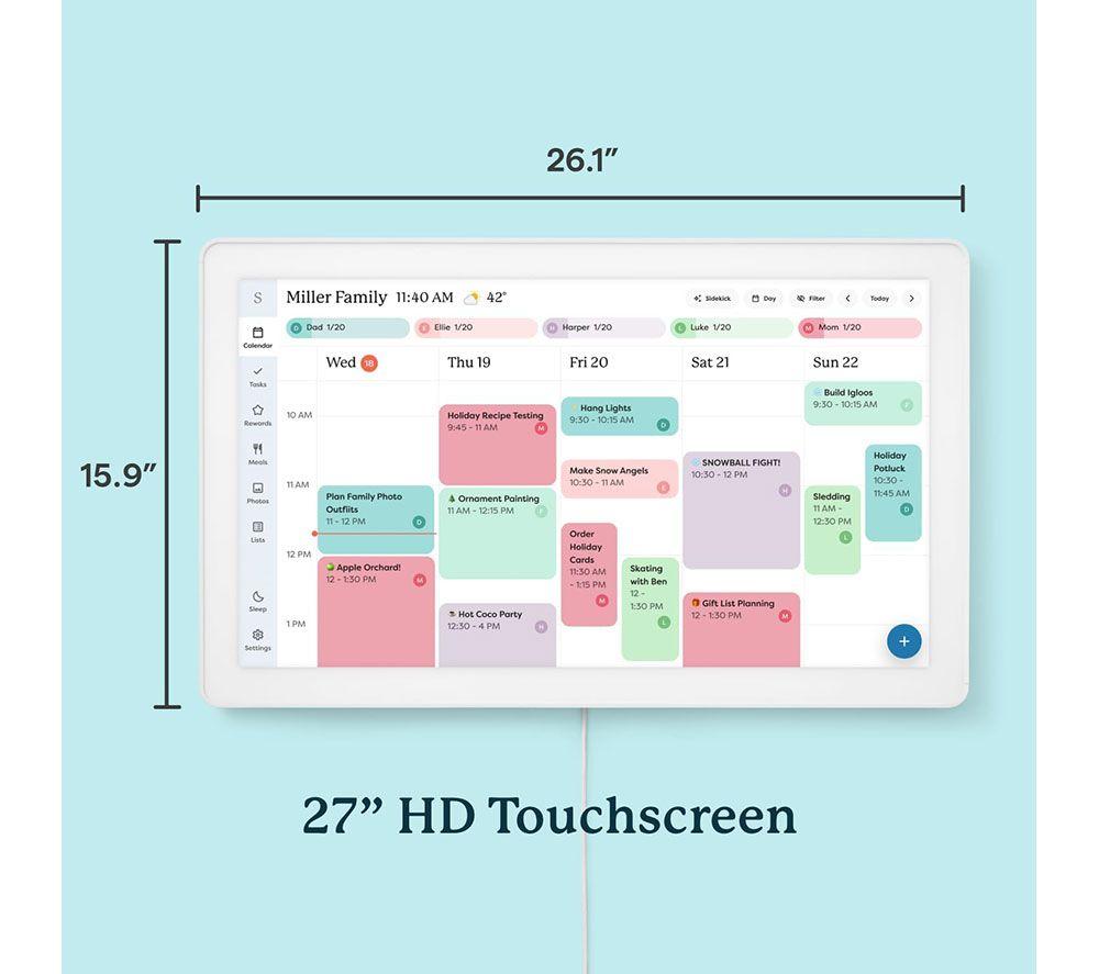 SKYLIGHT Max 27" Smart Digital Calendar - White