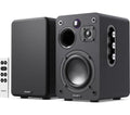 MAJORITY D70X Active Bluetooth Bookshelf Speakers - Black