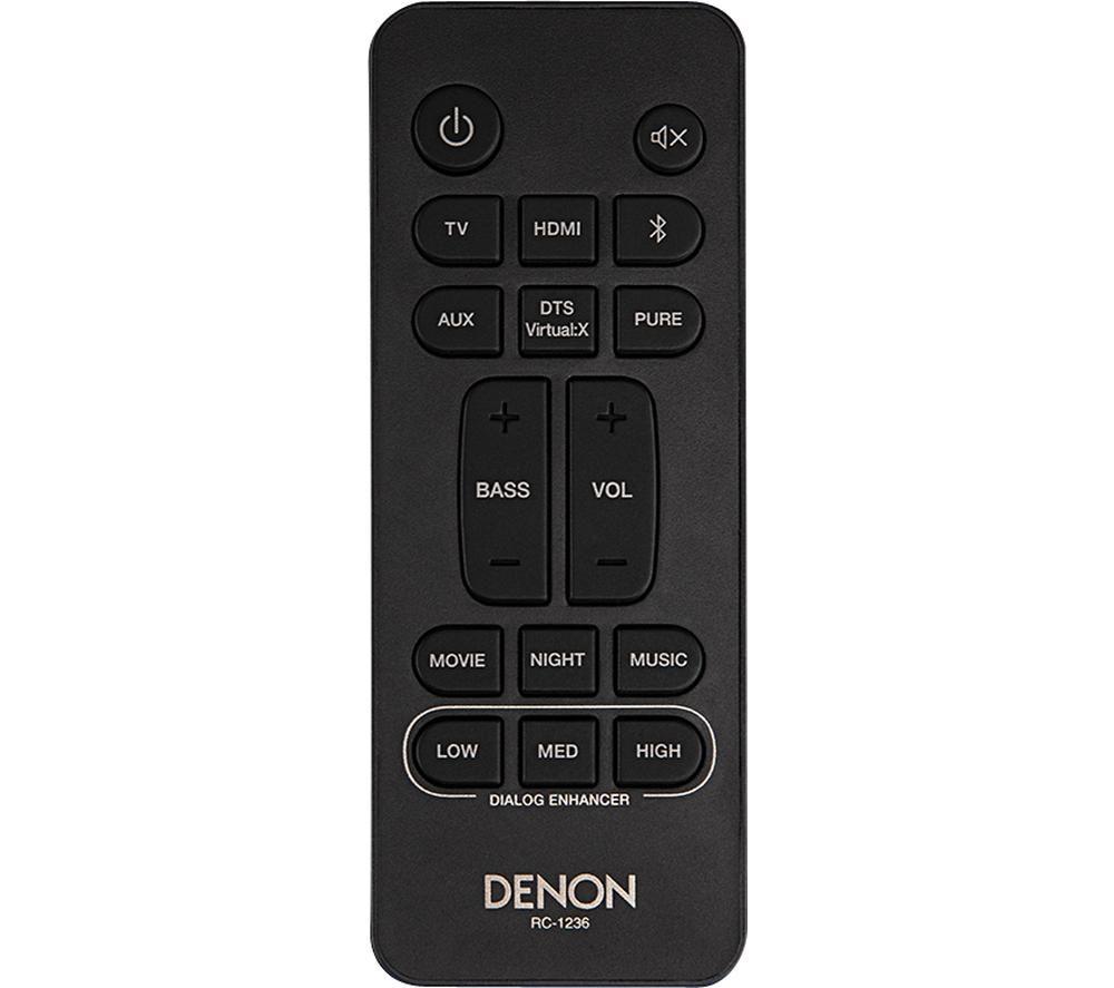 DENON DHT-S216 2.1 Compact All-in-One Sound Bar with DTS Virtual:X