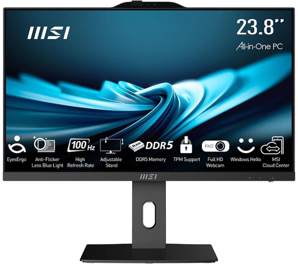 MSI PRO AP242P 14M 24" All-in-One PC - Intel® Core™ i7, 512 GB SSD, Black