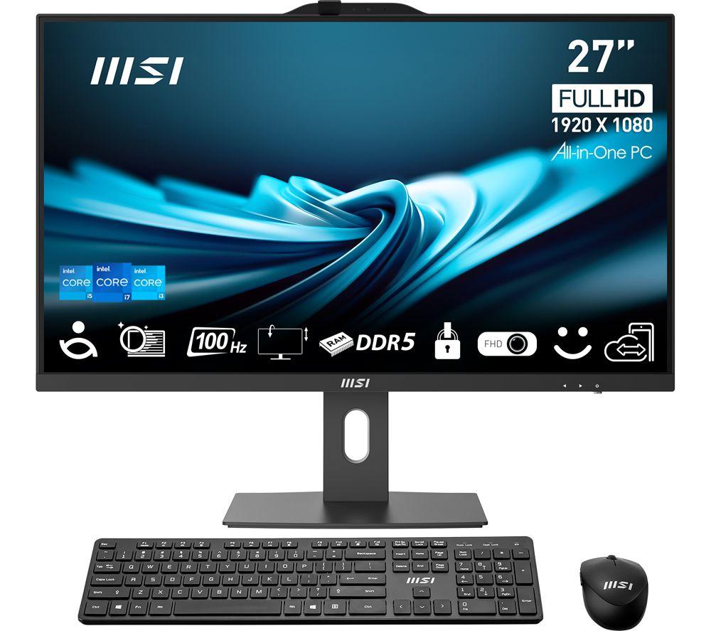 MSI PRO AP242P 14M 24" All-in-One PC - Intel® Core™ i7, 512 GB SSD, Black