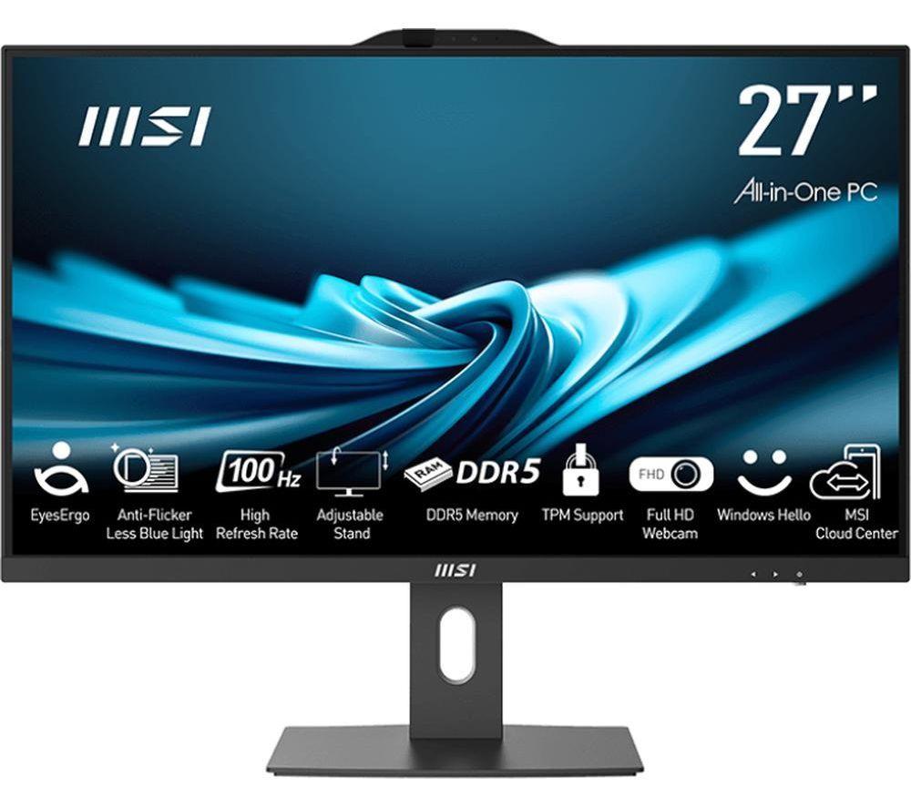 MSI PRO AP272P 14M 27" All-in-One PC - Intel® Core™ i7, 1 TB SSD, Black