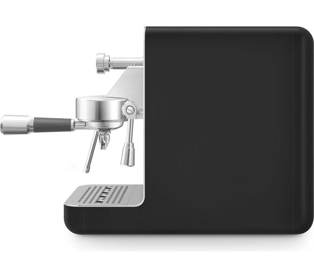 SMEG Collezione Mini Pro EMC02BLMUK Espresso Coffee Machine - Matte Black