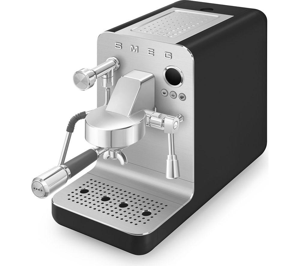 SMEG Collezione Mini Pro EMC02BLMUK Espresso Coffee Machine - Matte Black