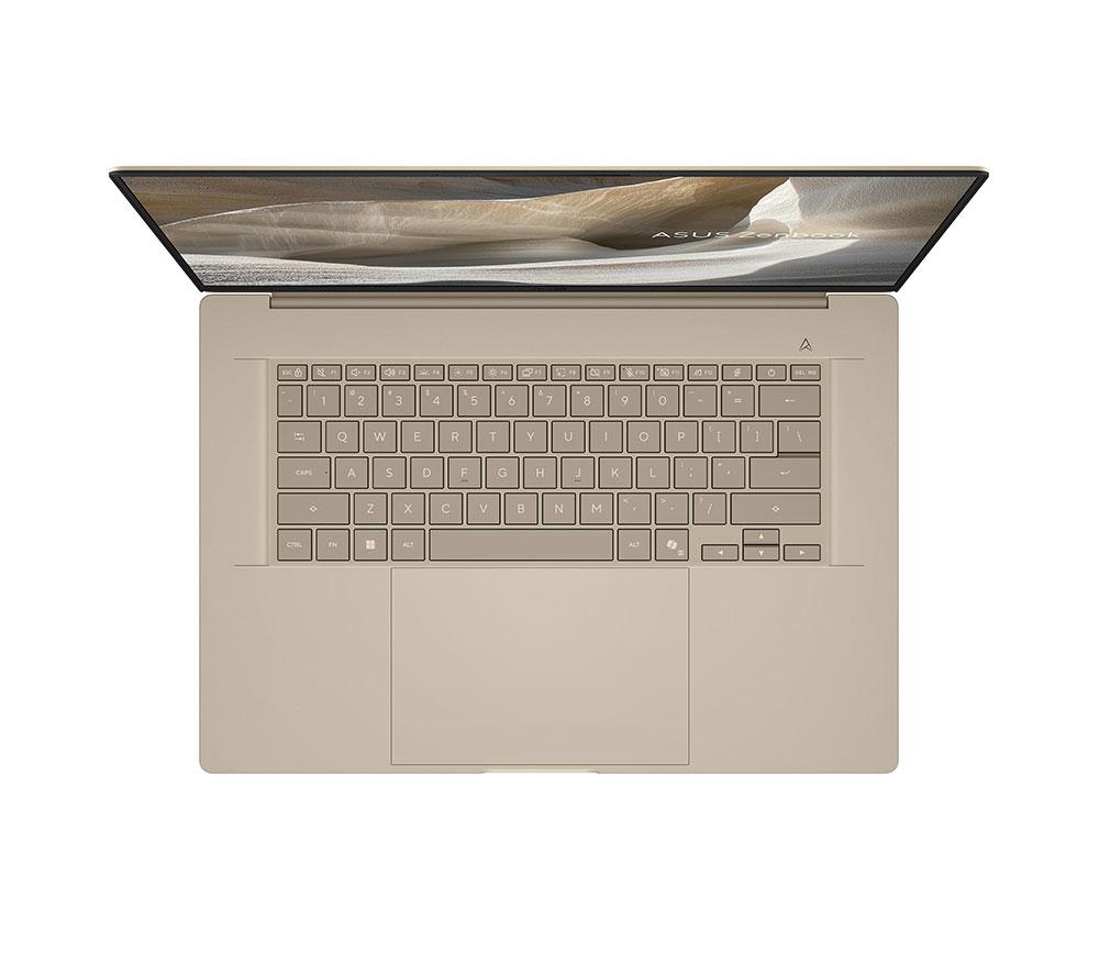 Portátil ASUS Zenbook A16 de 16", Copilot+ PC – Snapdragon X2, 1 TB SSD, Beige