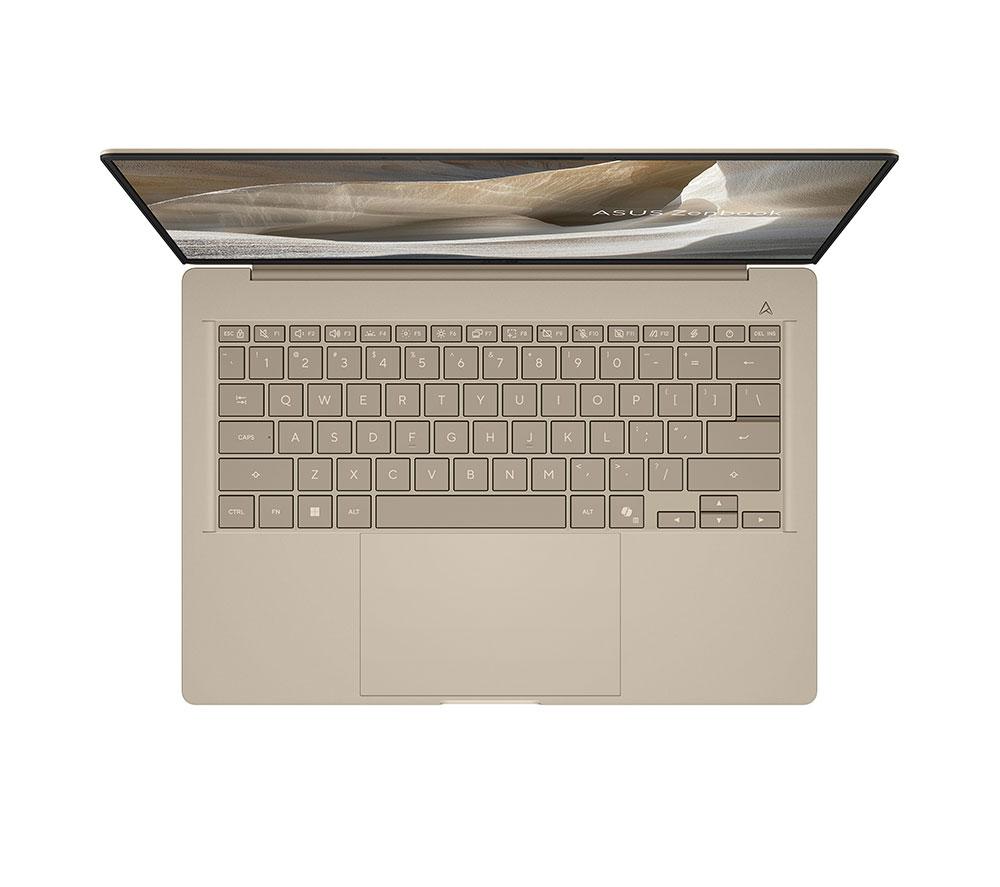 ASUS Zenbook A14 14" Laptop, Copilot+ PC – Snapdragon X2 Elite, 1 TB SSD, Beige