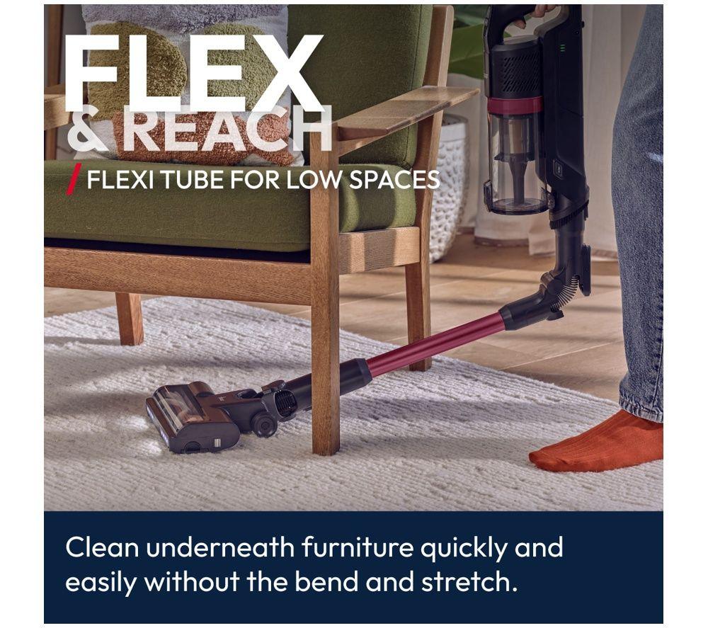 HOOVER HF1 MAX Flexi Cordless Vacuum Cleaner – Black & Magenta