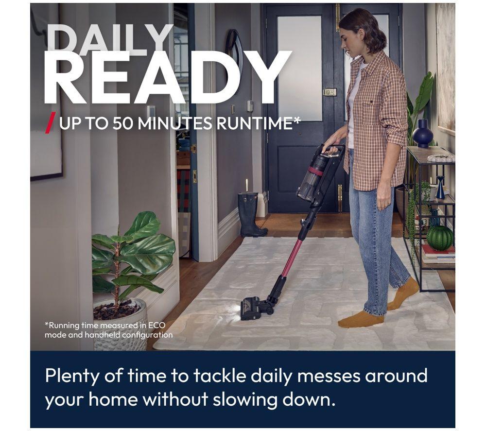 HOOVER HF1 MAX Flexi Cordless Vacuum Cleaner – Black & Magenta