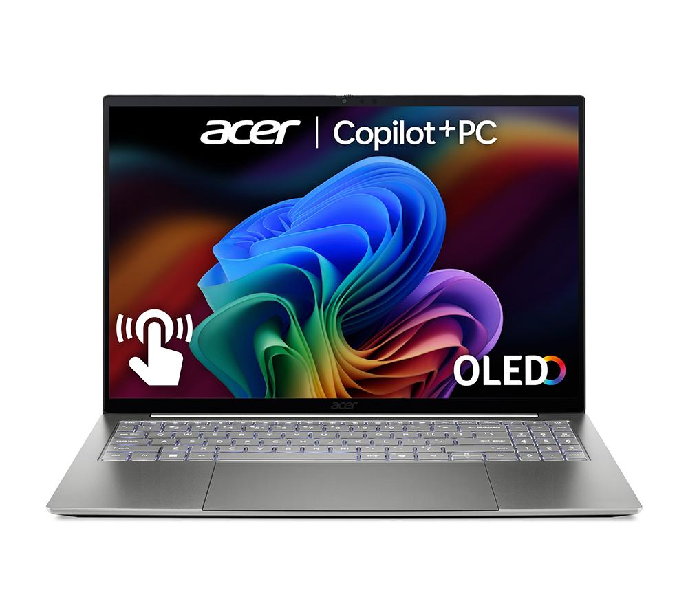 ACER Swift 16 AI 16" Laptop, Copilot+ PC - Intel® Core™ Ultra X7, 1 TB SSD, Grey