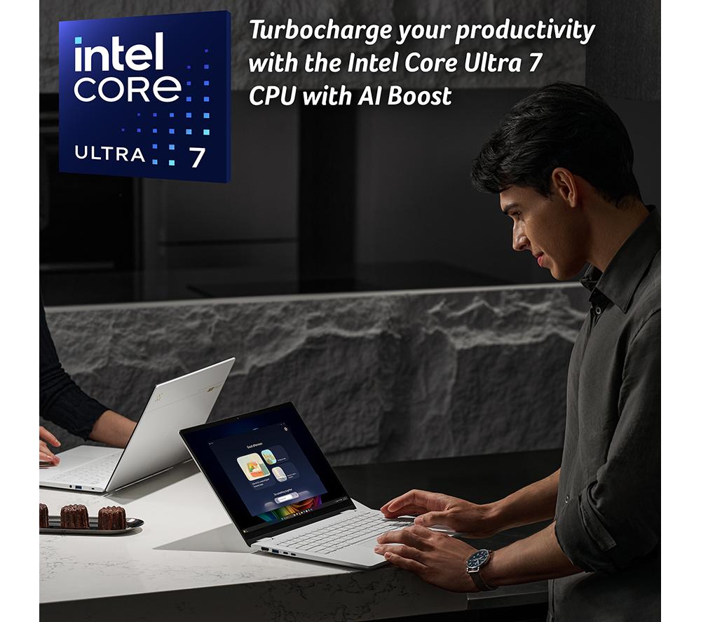 Portátil ACER Swift 16 AI de 16", PC Copilot+ - Intel® Core™ Ultra X7, 1 TB SSD, gris