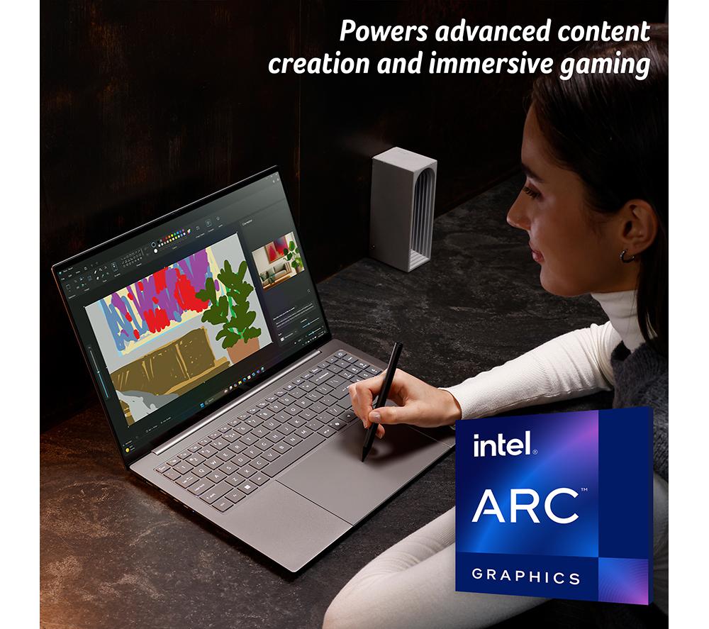 Portátil ACER Swift 16 AI de 16", PC Copilot+ - Intel® Core™ Ultra X7, 1 TB SSD, gris
