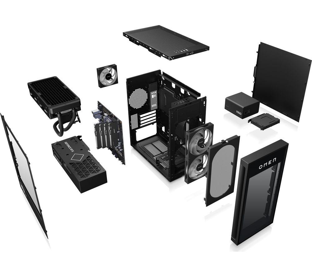 HP OMEN 35L Gaming PC - AMD Ryzen 7, RX 9070 XT, 1 TB SSD