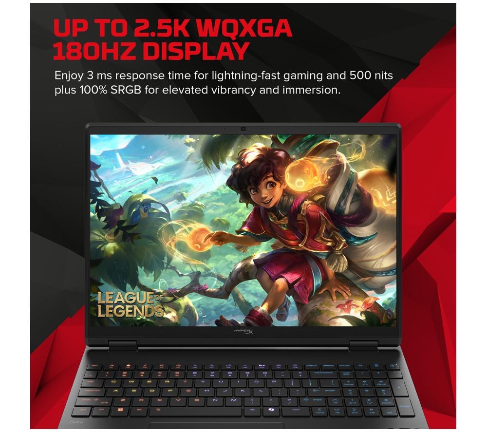 HP HyperX OMEN 15,3" Gaming Laptop - Intel® Core™ i7, RTX 5060, 1 TB SSD