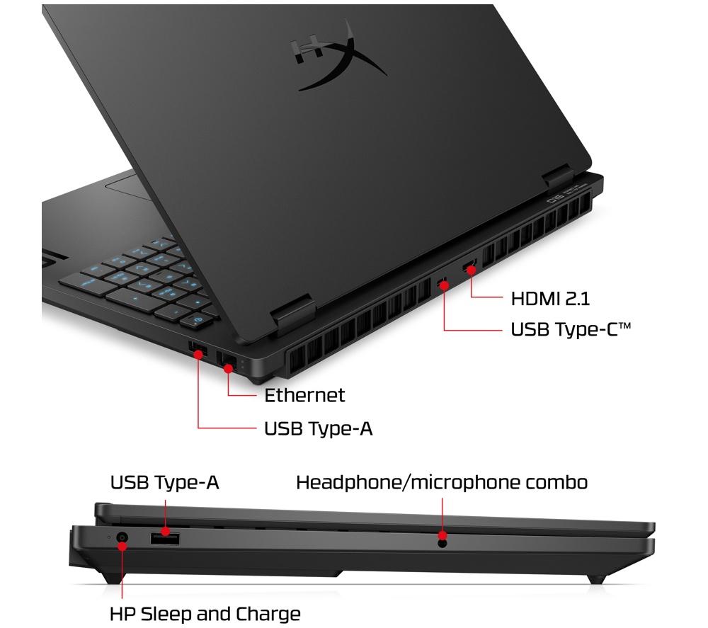 HP HyperX OMEN 15,3" Gaming Laptop - Intel® Core™ i7, RTX 5060, 1 TB SSD