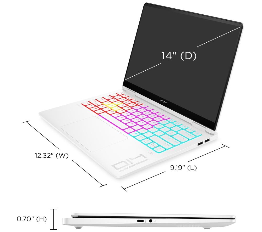 HP OMEN Transcend 14-fb1506na 14" Gaming Laptop - Intel® Core™ Ultra 7, RTX 5060, 1 TB SSD