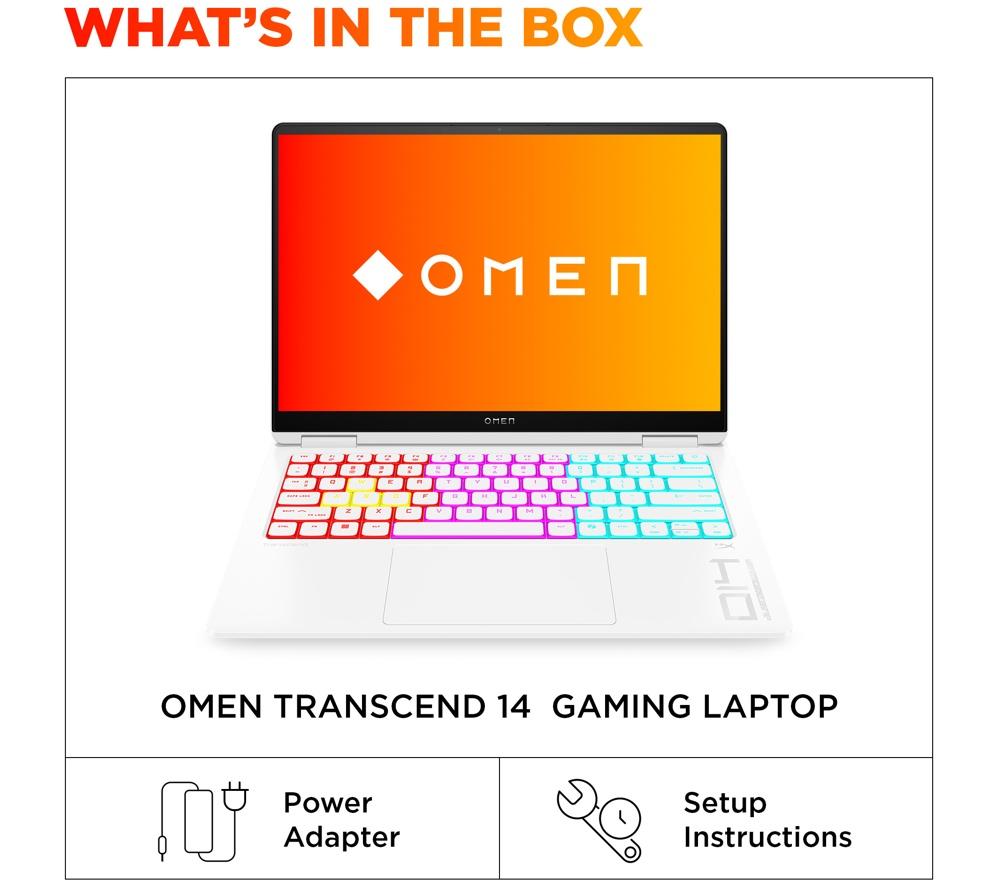 HP OMEN Transcend 14-fb1506na 14" Gaming Laptop - Intel® Core™ Ultra 7, RTX 5060, 1 TB SSD