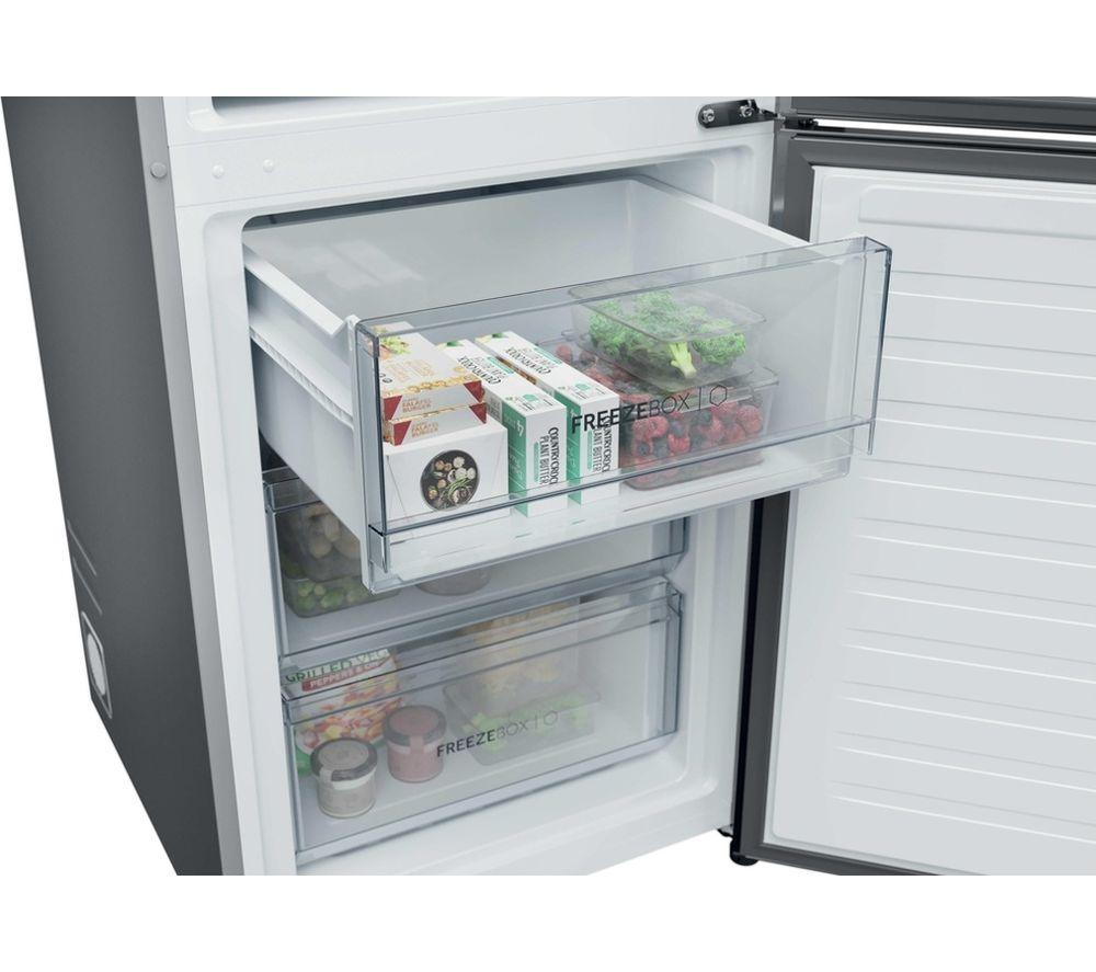 HAIER 2D Combi Series 3 HDPR3618ANPK 60/40 Fridge Freezer - Inox