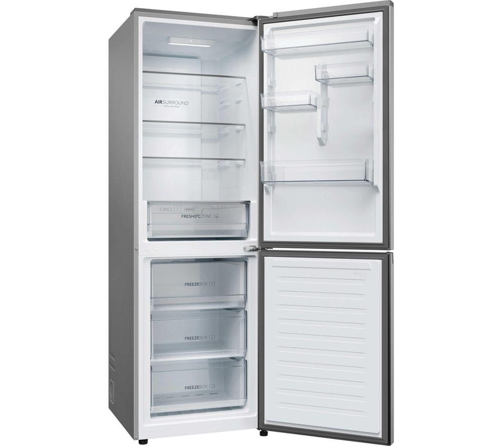 HAIER 2D Combi Series 3 HDPR3618ANPK 60/40 Fridge Freezer - Inox
