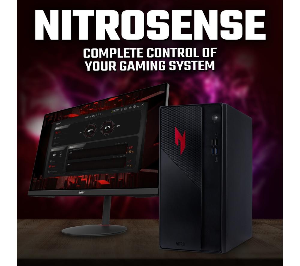 ACER Nitro N20 Gaming PC - Intel® Core™ i5, RTX 5050, 512 GB SSD