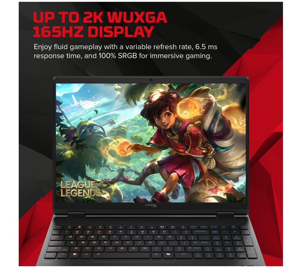 HP HyperX OMEN 15.3" Gaming Laptop - Intel® Core™ i5, RTX 5050, 1 TB SSD