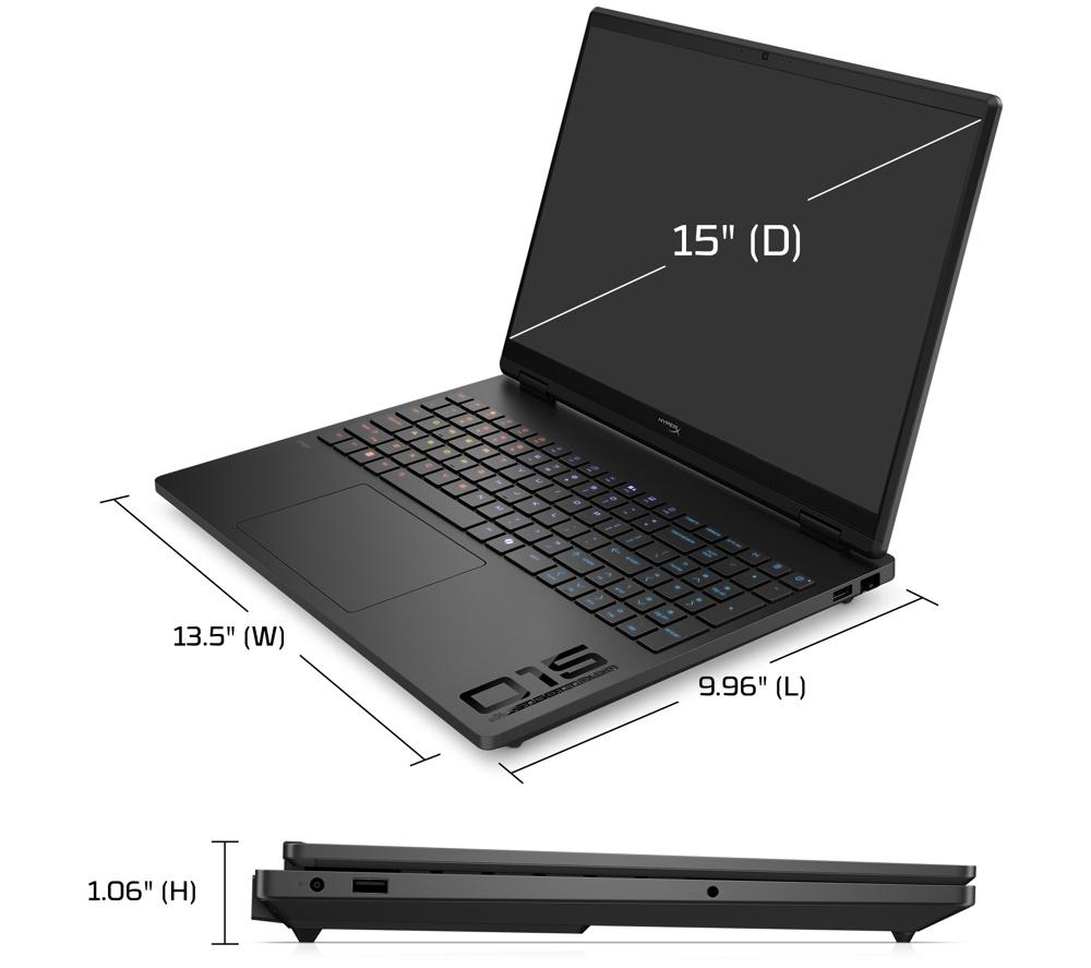 HP HyperX OMEN 15.3" Gaming Laptop - Intel® Core™ i5, RTX 5050, 1 TB SSD