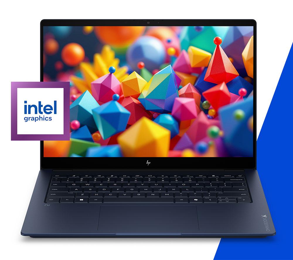 HP OmniBook X NGAI 14" Laptop, Copilot + PC - Intel® Core™ Ultra 5, 1 TB SSD, Atmospheric Blue