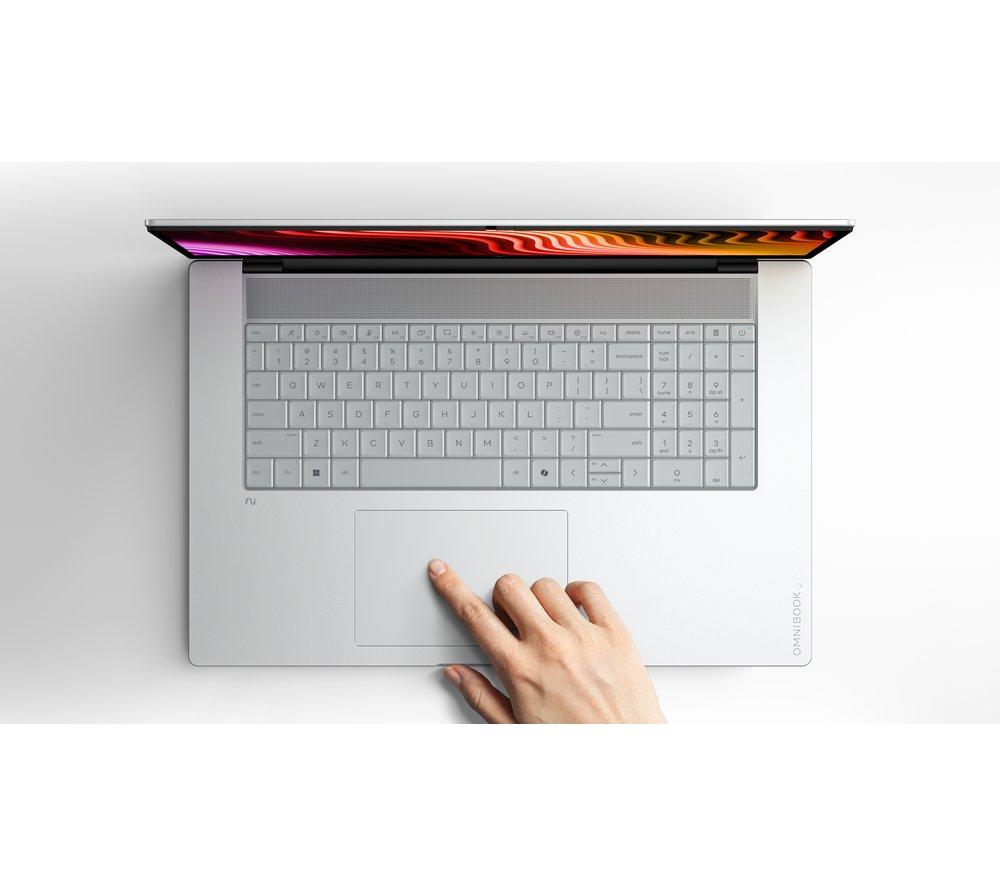 HP OmniBook X NGAI 17.3" Laptop - Intel® Core™ Ultra 7, 1 TB SSD, Silver