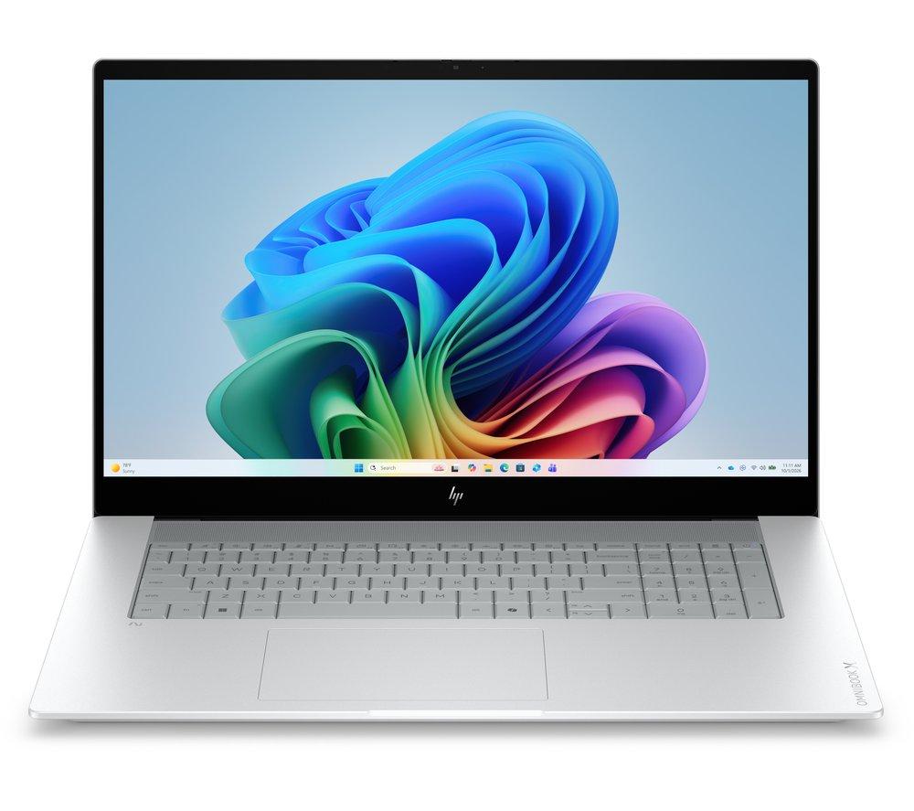 HP OmniBook X NGAI 17.3" Laptop - Intel® Core™ Ultra 7, 1 TB SSD, Silver