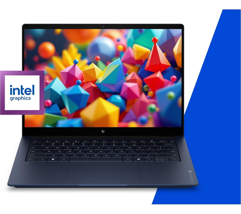 Portátil HP OmniBook X NGAI de 14", Copilot + PC - Intel® Core™ Ultra 7, 1 TB SSD, azul atmosférico