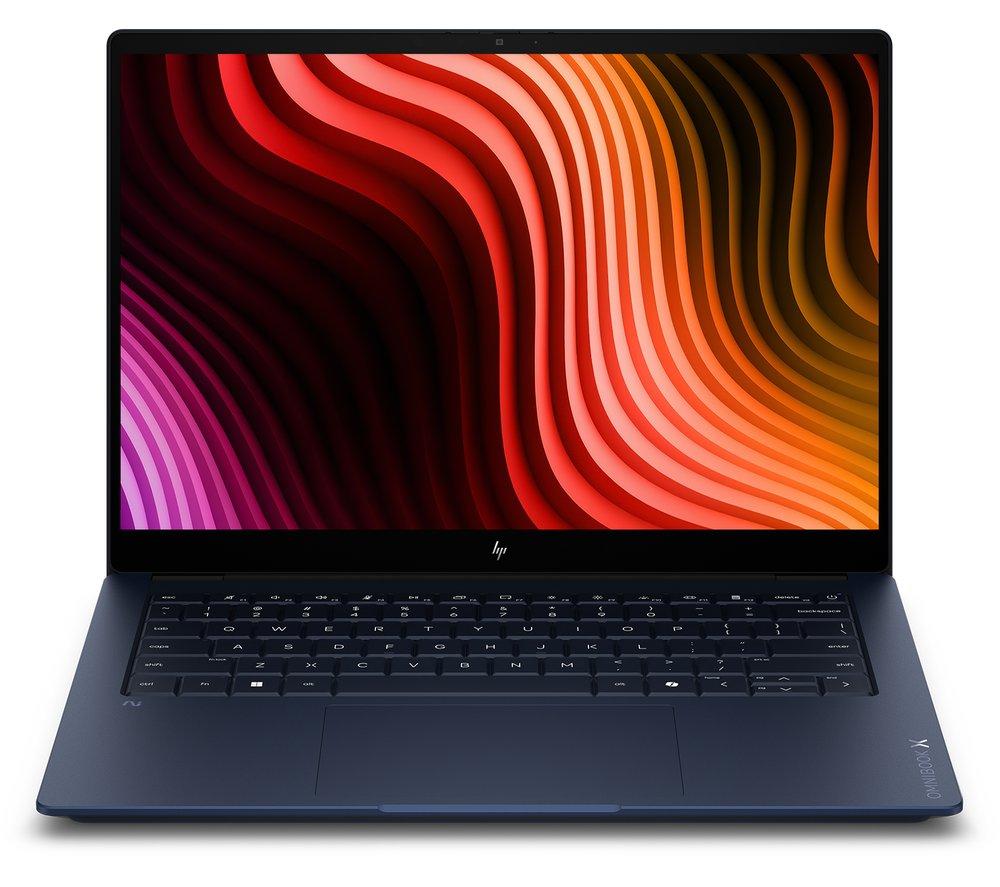 Portátil HP OmniBook X NGAI de 14", Copilot + PC - Intel® Core™ Ultra 7, 1 TB SSD, azul atmosférico