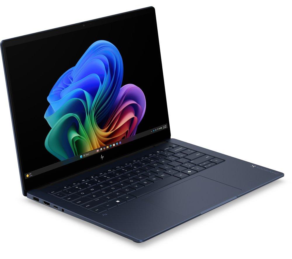 Portátil HP OmniBook X NGAI de 14", Copilot + PC - Intel® Core™ Ultra 7, 1 TB SSD, azul atmosférico