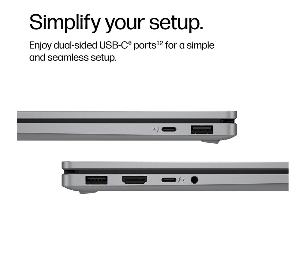 Portátil 2 en 1 HP OmniBook X Flip NGAI de 14" - Intel® Core™ Ultra 7, SSD de 1 TB, Plata