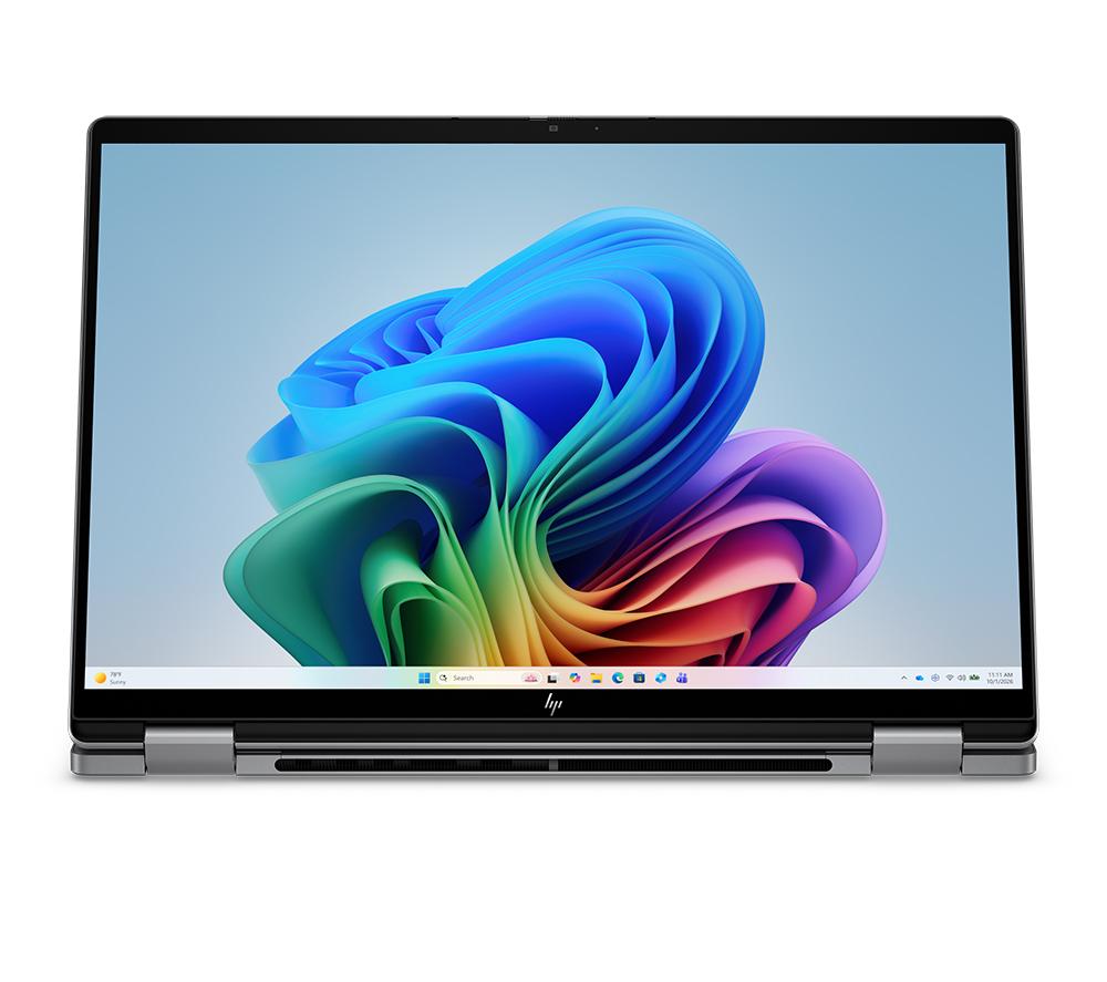 Portátil 2 en 1 HP OmniBook X Flip NGAI de 14" - Intel® Core™ Ultra 7, SSD de 1 TB, Plata