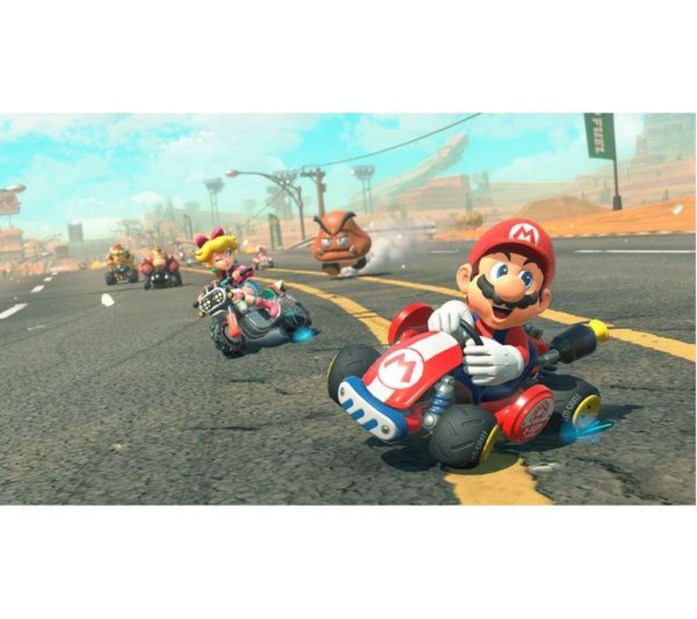NINTENDO Switch 2, Super Mario Keychain, Backpack Buddies & Mario Kart World Bundle