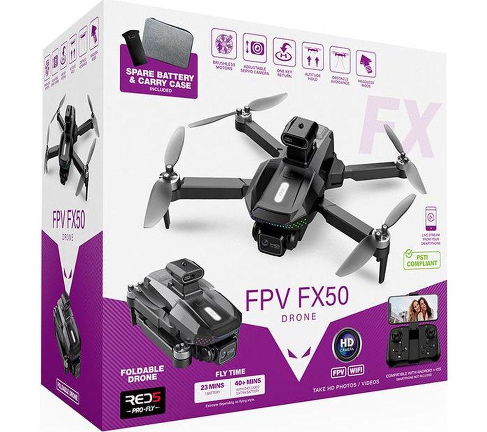 MENKIND RED5 FX50 FPV Drone - Black