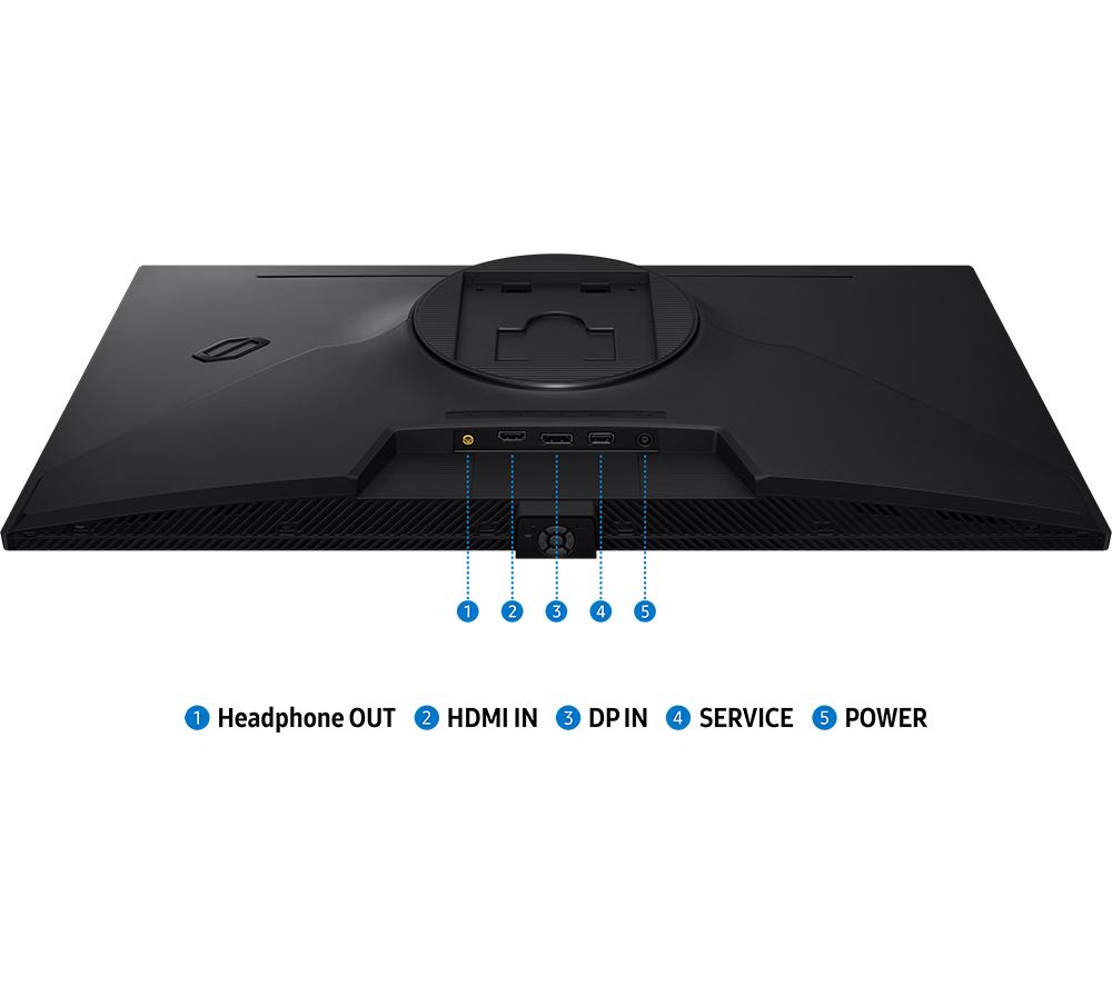 SAMSUNG Odyssey G6 LS27HG612SUXXU Quad HD 27" OLED Gaming-Monitor – Schwarz