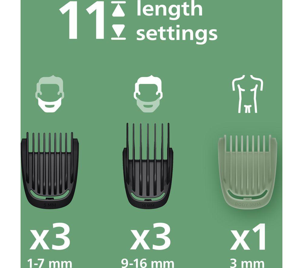 PHILIPS Series 5000 10-in-1 MG5921/15 Wet & Dry Multi Grooming Trimmer - Black & Silver