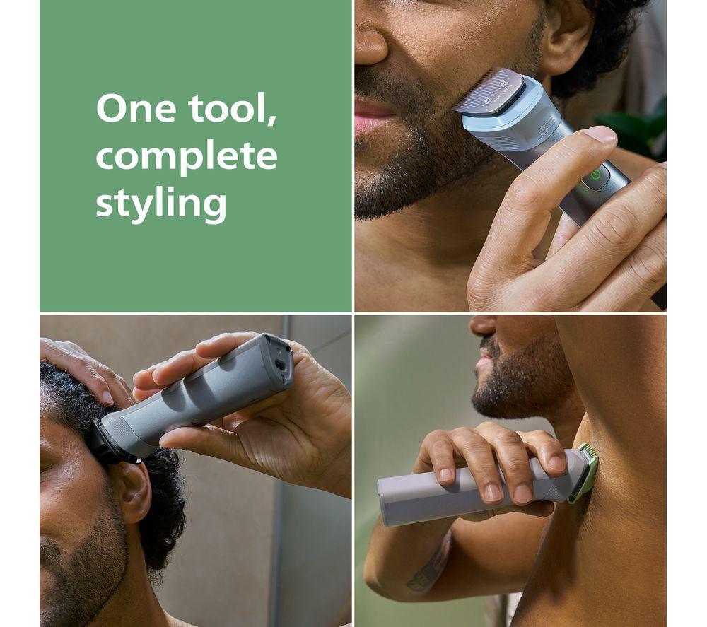 PHILIPS Series 5000 10-in-1 MG5921/15 Wet & Dry Multi Grooming Trimmer - Black & Silver