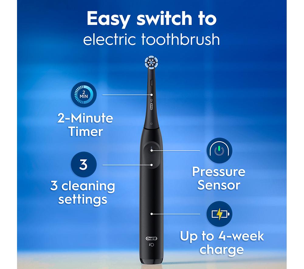 Oral-B iO Series 2 Elektrische Zahnbürste Duo Pack – Schwarz & Pink
