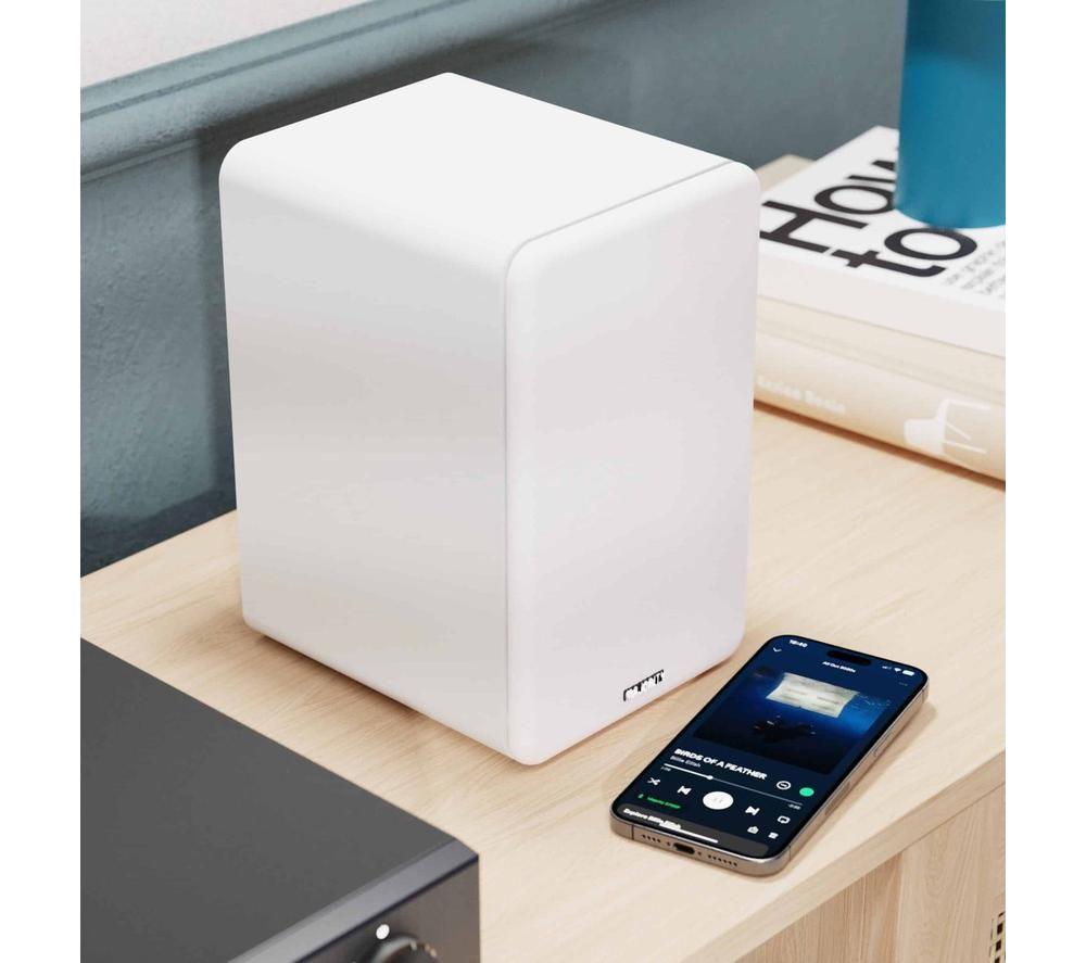 MAJORITY D70X Passive Bookshelf Speakers - White
