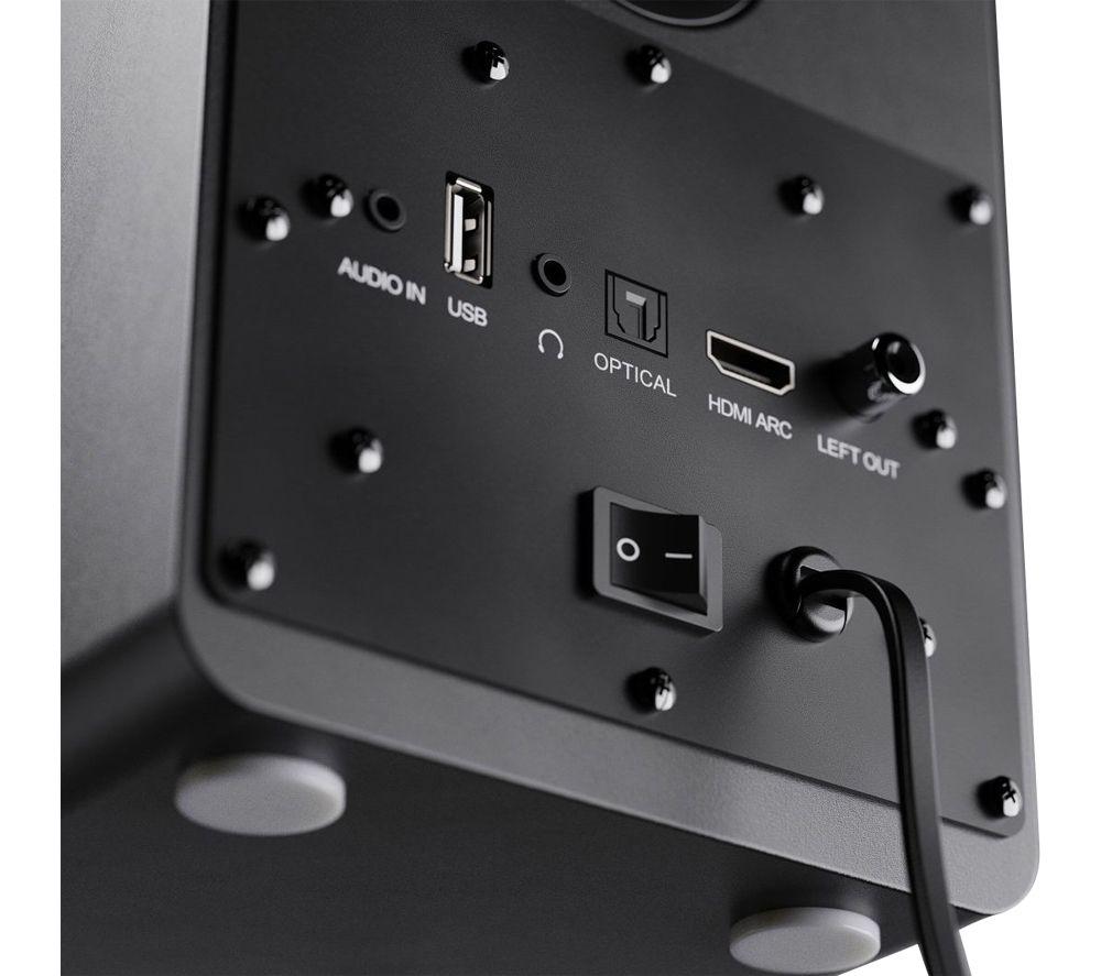 Altavoces de estantería Bluetooth MAJORITY D50X - Negro