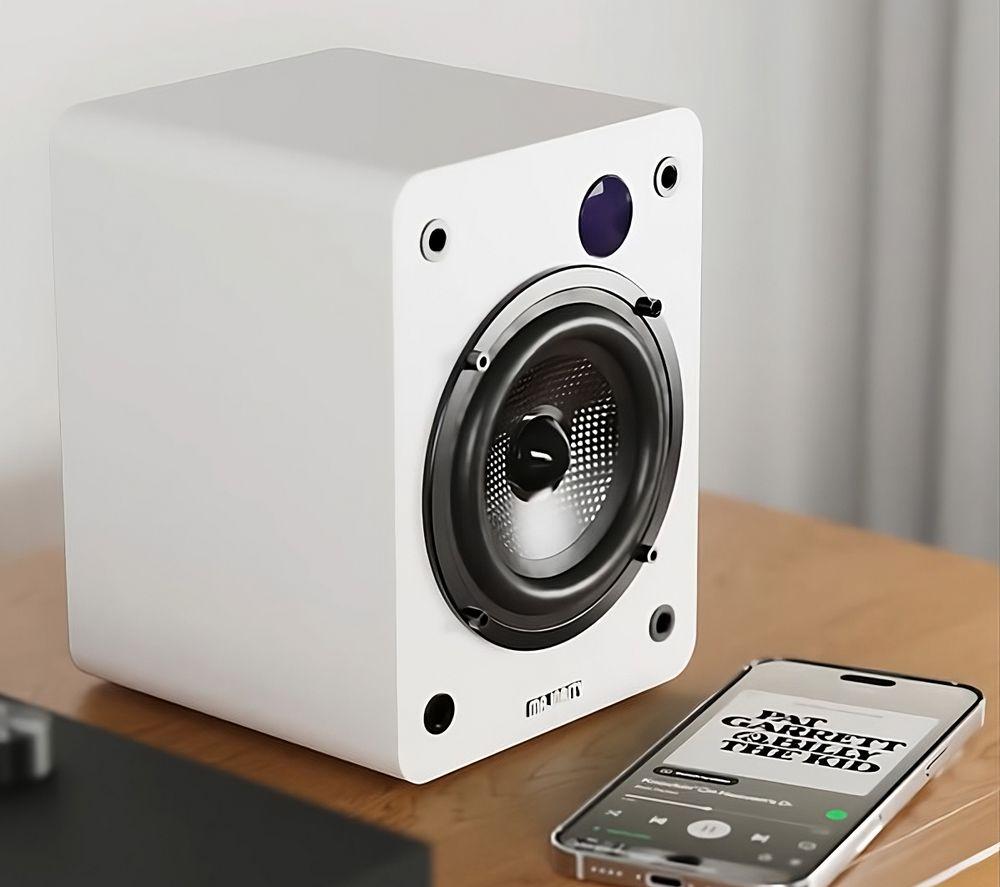 Altavoces de estantería Bluetooth MAJORITY D50X - Blanco