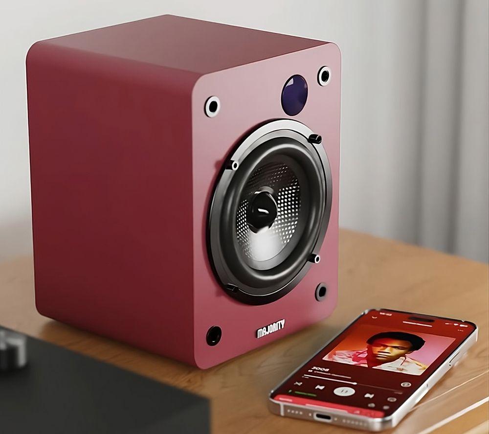 Altavoces de estantería Bluetooth MAJORITY D50X - Granate